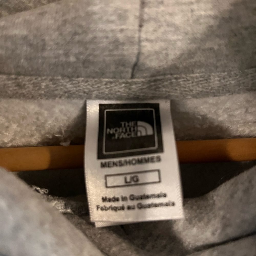 The North Face Men's Heather Gray Hoodie - Picture 3 of 3